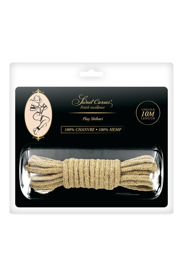 Corde de Bondage en Chanvre de 5m - Sweet Caress