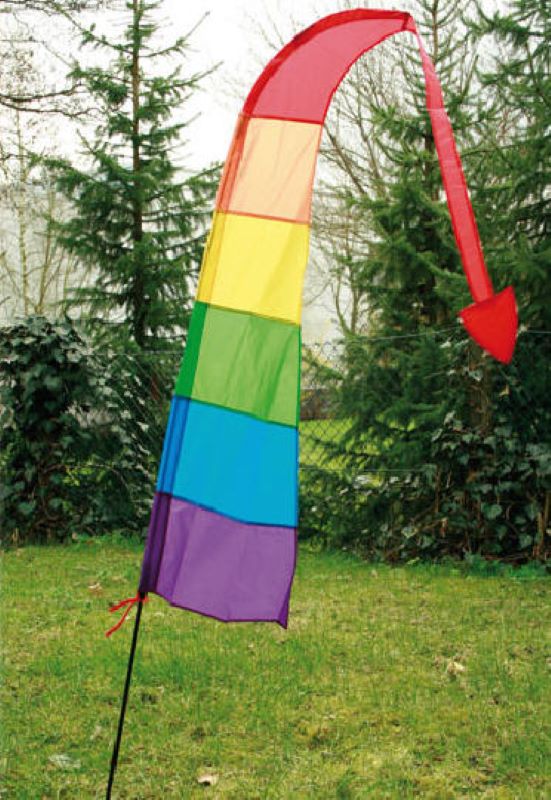 Drapeau Pride Arc-en-Ciel Bali grand format -217 cm