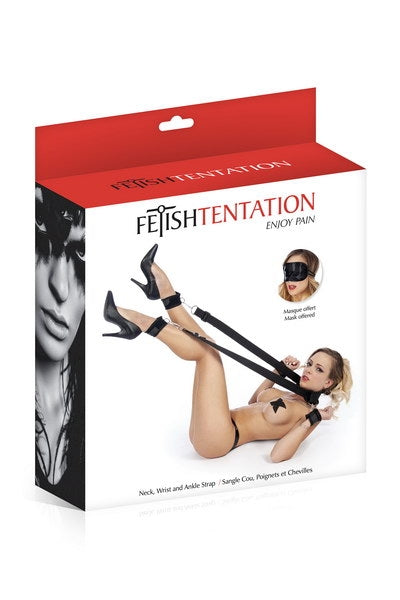Sangle de bondage Cou, Poignets et Chevilles de Fetish Tentation