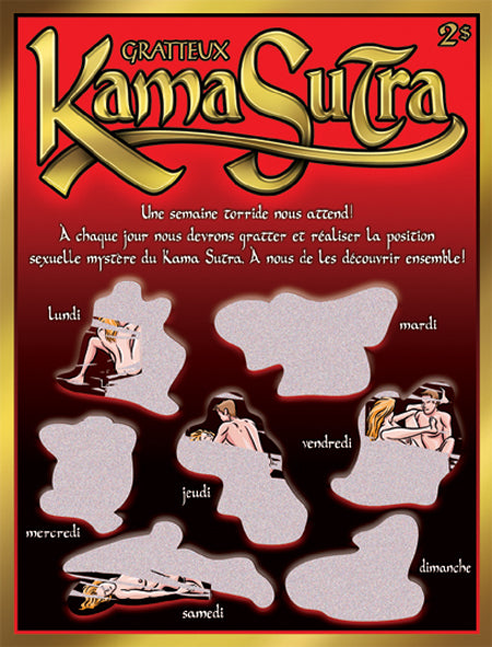 Carte à gratter Kamasutra - Ozzé
