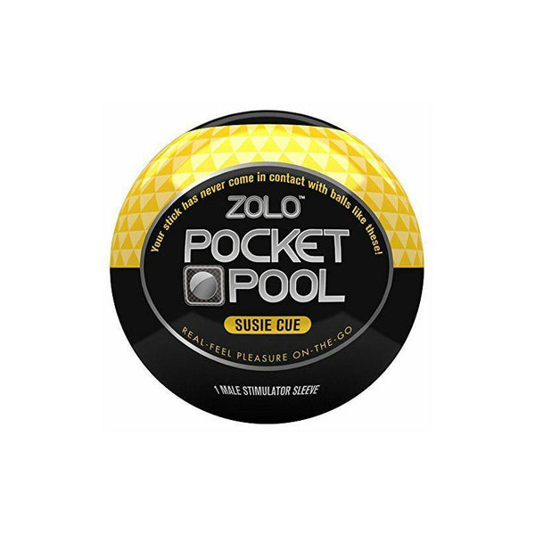 Pocket Pool Masturbateur Homme de Zolo - Susie Cue Jaune