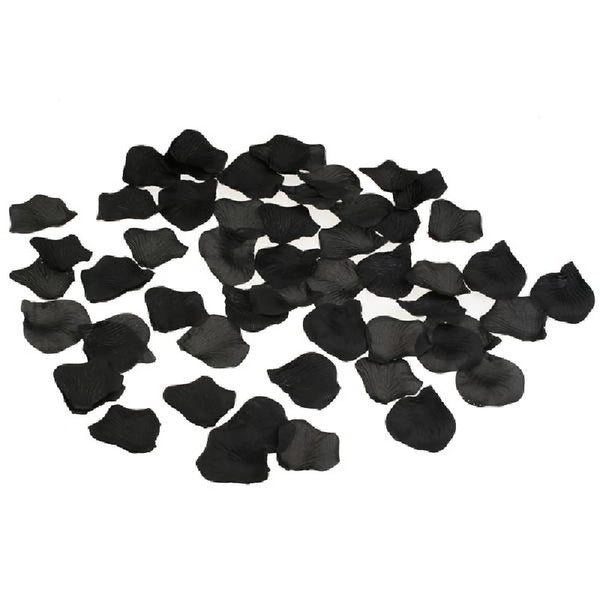 100 Pétales de Roses synthétique Noires et bougies parfumées - Lilou Plaisir