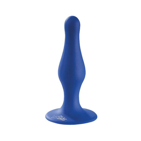 Plug anal silicone bleu - taille L - LustGlider