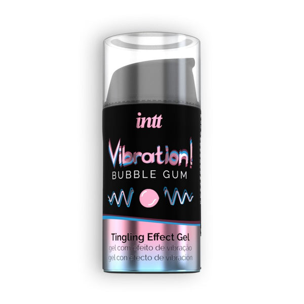 Gel Stimulant Vibrations au Bubble Gum - Intt 15mL