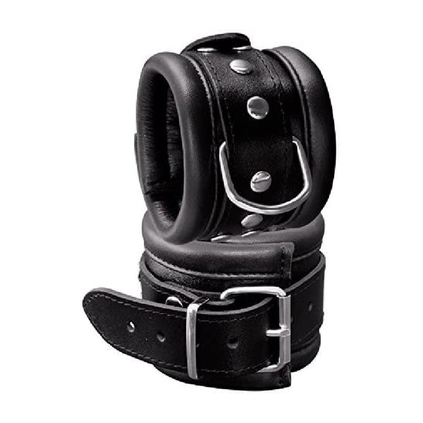 XXdream Stoys Grandes Menottes en Cuir Noires