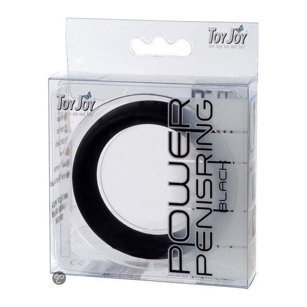 Anneau cockring silicone noir Power Penis Ring XL
