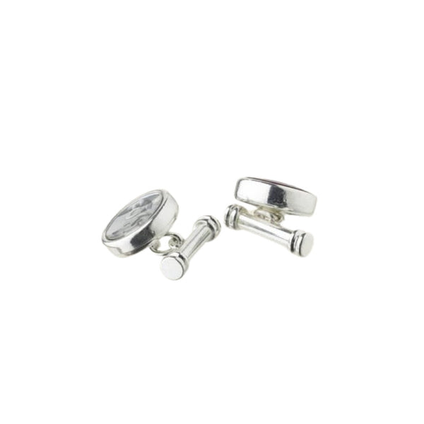 Boutons de manchette argentés - FUN FACTORY cufflinks