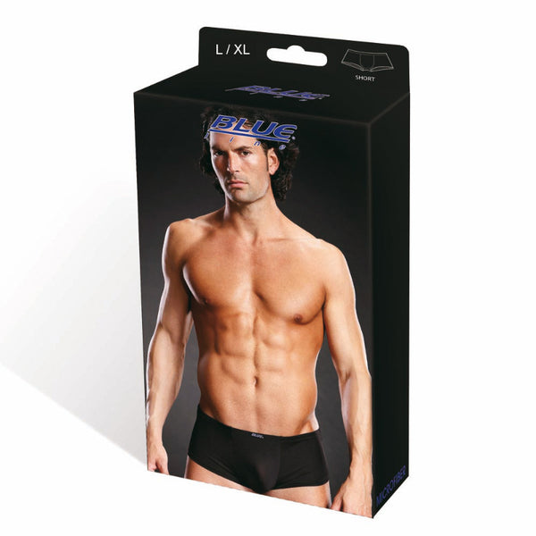 Boxer taille basse noir microfibres pour homme - Blue Line - BlueLine - taille L/XL