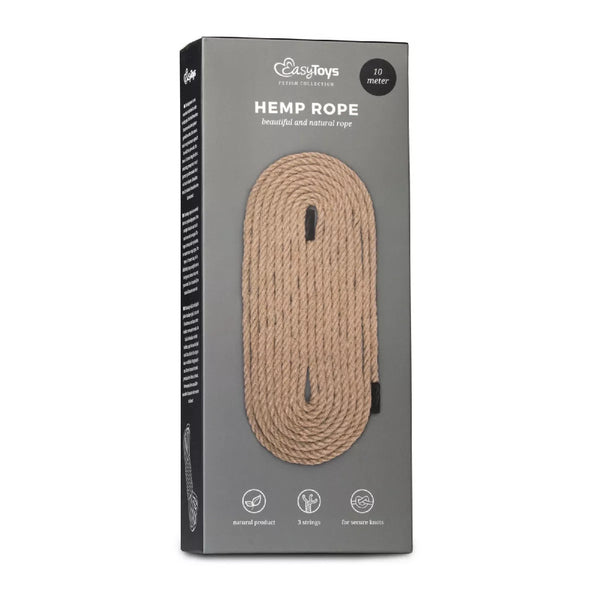 Corde de Bondage en Chanvre 10m - EasyToys