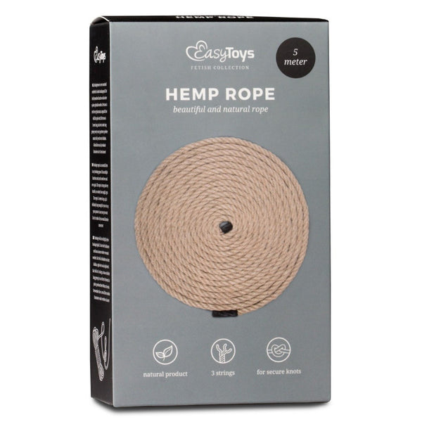 Corde de Bondage en Chanvre 5m - EasyToys
