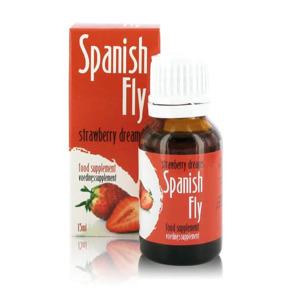 Aphrodisiaque Spanish Fly à la Fraise 15ml