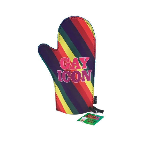 Gant de Four Pride Arc-en-Ciel "Gay Icon" Oven Mitt