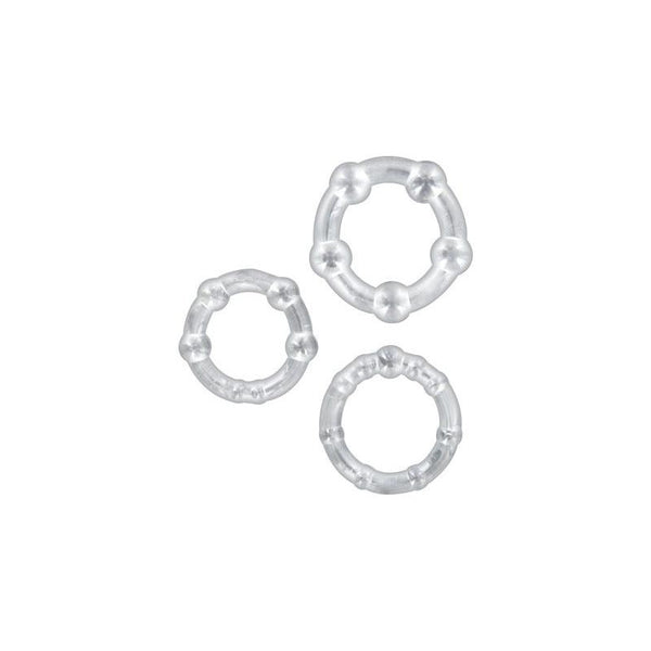 3 Anneaux Cockring Silicone - Glamy