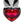 Charger l'image dans la galerie, Rosebud aluminium avec diamant rouge en forme de coeur taille S de Toyz4lovers