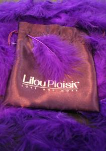 Lot de 100 plumes violettes