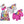 Charger l'image dans la galerie, Licorne bruyante ROSE en plastique