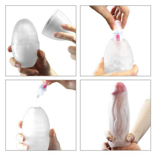 Oeuf Géant Masturbateur Homme Bleu - Lovetoy