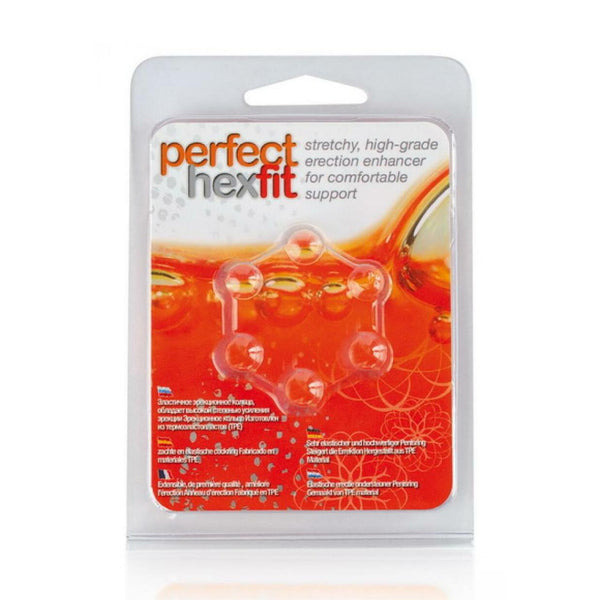 Perfect Hexfit Anneau Cockring transparent