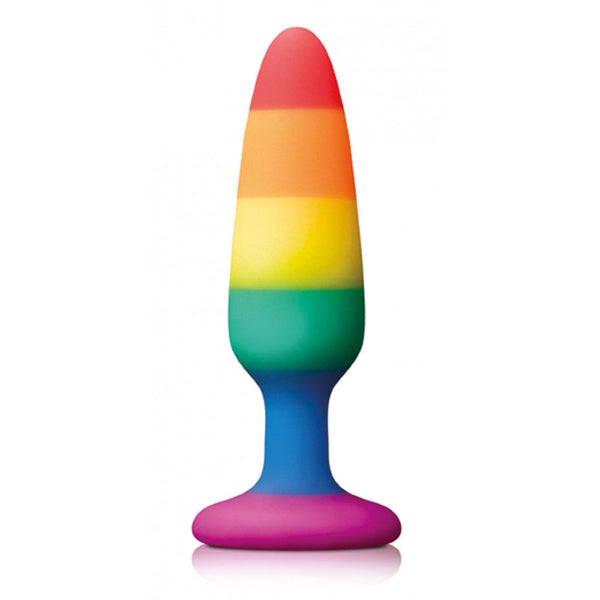 Plug anal en silicone pride edition 10.5 cm