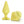 Charger l'image dans la galerie, Rosebud Plug Naughty Candy Heart - Fill me up - Jaune - large