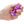 Charger l'image dans la galerie, Rosebud Ribbed Large Violet avec Diamant coeur - Shots Toys - Taille M