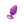Charger l'image dans la galerie, Rosebud Ribbed Extra Large Violet avec Diamant coeur - Shots Toys - Taille L