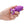 Charger l&#39;image dans la galerie, Rosebud Ribbed Extra Large Violet avec Diamant coeur - Shots Toys - Taille L
