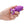 Charger l'image dans la galerie, Rosebud Ribbed Extra Large Violet avec Diamant coeur - Shots Toys - Taille L