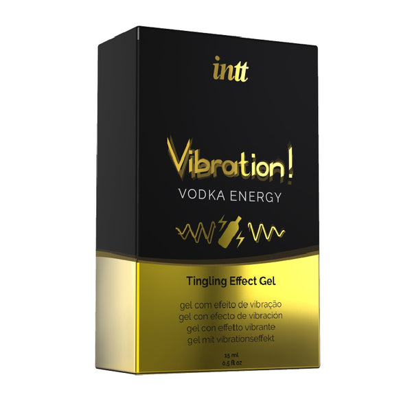 Gel Stimulant Effet Froid et Vibrations parfum Vodka  - Intt 15ml