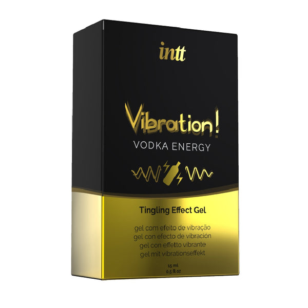 Gel Stimulant Effet Froid et Vibrations parfum Vodka  - Intt 15ml