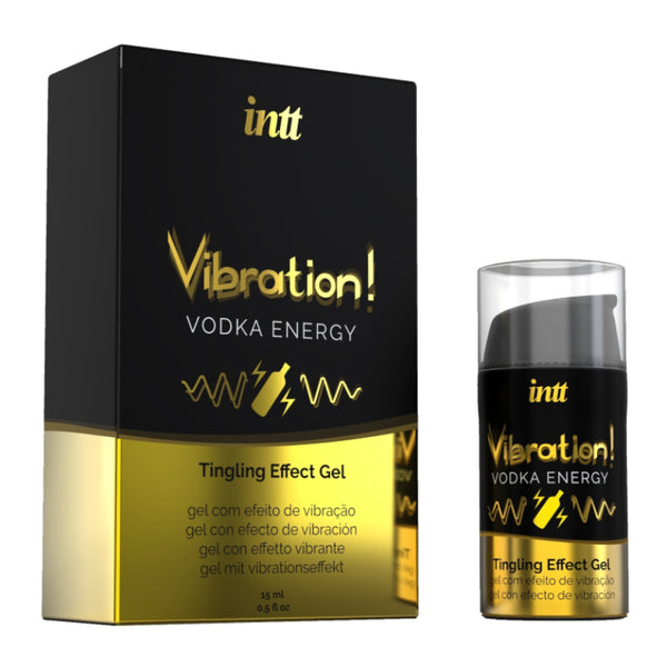Gel Stimulant Effet Froid et Vibrations parfum Vodka  - Intt 15ml