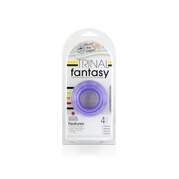 Pack de 4 Anneaux cockring Trinal Fantasy