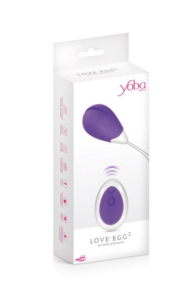 Oeuf télécommandé violet Love Egg 2 - Yoba