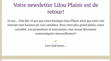 Newsletter Juillet 2016