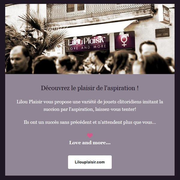 Newsletter : Découvrez le plaisir de l'aspiration ! - Août 2018