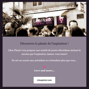 Newsletter : Découvrez le plaisir de l'aspiration ! - Août 2018