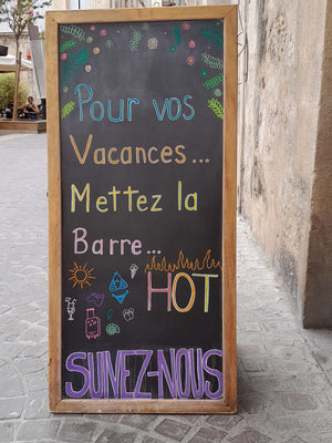 POUR VOS VACANCES METTEZ LA BARRE HOT !