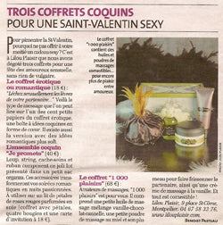 Article paru sur la gazette le jeudi 14 février 2008