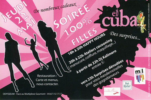 22 Mai 08 : Soirée au Cuba Café à Montpellier !