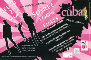 22 Mai 08 : Soirée au Cuba Café à Montpellier !