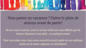 Newsletter fin Juillet : A la découverte des sextoys