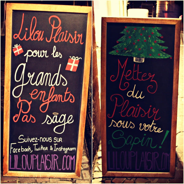 La vitrine de Noël chez Lilou Plaisir !