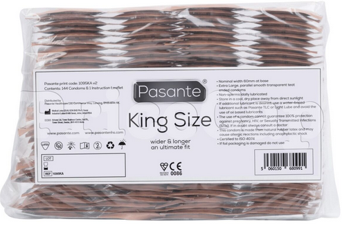 144 Préservatifs King Size - Pasante