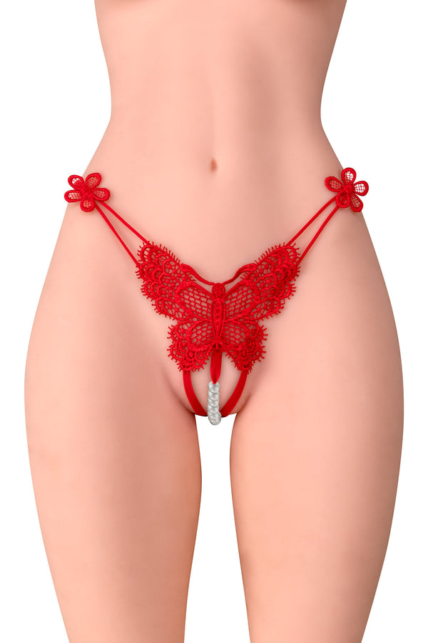 String ouvert Natasha rouge - Fashion Secret
