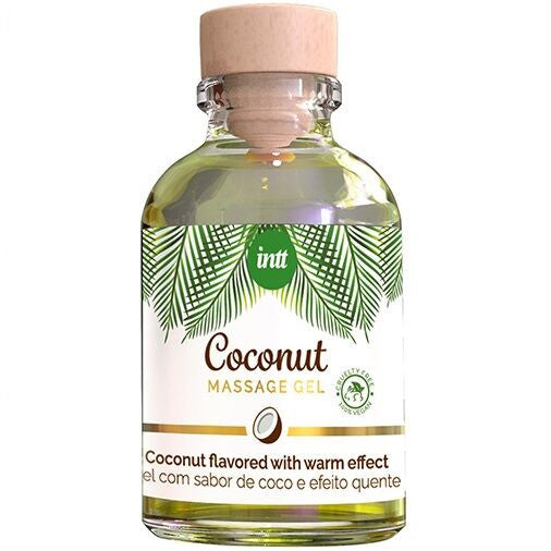 Lotion de massage comestible et chauffante Coconut - Intt 30mL