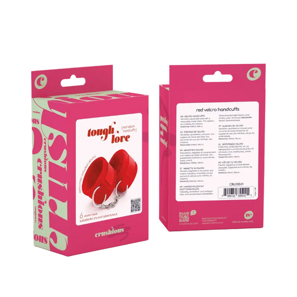Menottes Rouge Tough Love - Crushious
