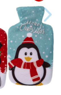 Chaufferette peluche - pingouin