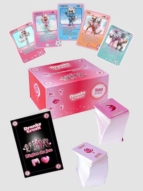 Jeu de cartes pour couple Drunky Crush