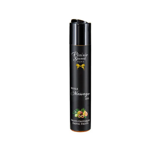 Huile de massage comestible fruits exotiques - Plaisir Secret - 60ml