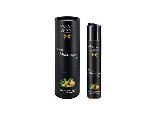 Huile de massage comestible fruits exotiques - Plaisir Secret - 60ml
